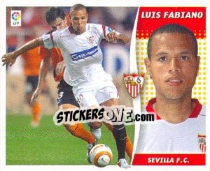Sticker Luis Fabiano - Liga Spagnola 2006-2007 - Colecciones ESTE