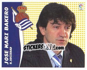 Sticker Jose Mari Bakero (Entrenador) - Liga Spagnola 2006-2007 n. 482 - Colecciones ESTE