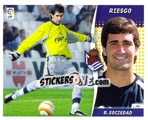 Cromo Riesgo - Liga Spagnola 2006-2007 n. 483 - Colecciones ESTE