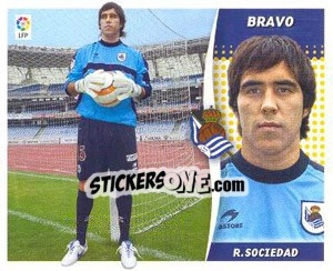 Sticker Claudio Bravo - Liga Spagnola 2006-2007 n. 484 - Colecciones ESTE