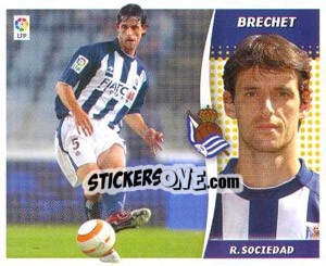 Sticker Brechet - Liga Spagnola 2006-2007 n. 489 - Colecciones ESTE