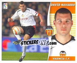 Sticker David Navarro - Liga Spagnola 2006-2007 n. 522 - Colecciones ESTE