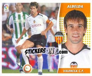 Cromo Albelda - Liga Spagnola 2006-2007 - Colecciones ESTE