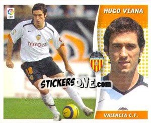 Cromo Hugo Viana - Liga Spagnola 2006-2007 - Colecciones ESTE