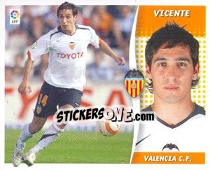 Cromo Vicente - Liga Spagnola 2006-2007 n. 529 - Colecciones ESTE