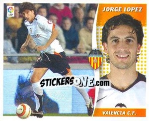 Figurina Jorge Lopez - Liga Spagnola 2006-2007 - Colecciones ESTE