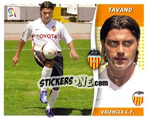 Figurina Tavano (Coloca) - Liga Spagnola 2006-2007 - Colecciones ESTE