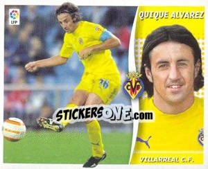 Cromo Quique Alvarez - Liga Spagnola 2006-2007 - Colecciones ESTE