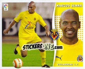 Sticker Marcos Senna - Liga Spagnola 2006-2007 n. 555 - Colecciones ESTE
