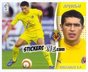 Sticker Riquelme - Liga Spagnola 2006-2007 n. 556 - Colecciones ESTE