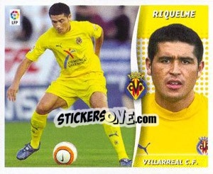 Cromo Riquelme - Liga Spagnola 2006-2007 - Colecciones ESTE