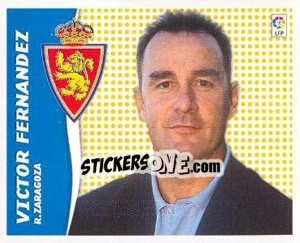 Figurina Victor Fernandez (Entrenador) - Liga Spagnola 2006-2007 n. 572 - Colecciones ESTE