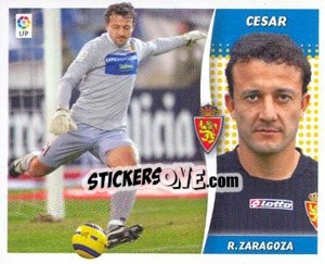Sticker Cesar - Liga Spagnola 2006-2007 - Colecciones ESTE