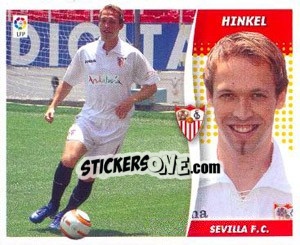 Figurina Hinkel (Sevilla) 3 - Liga Spagnola 2006-2007 - Colecciones ESTE