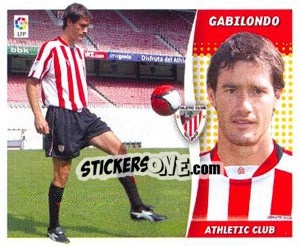 Cromo Gabilondo (Ath. Bilbao) 5 - Liga Spagnola 2006-2007 - Colecciones ESTE