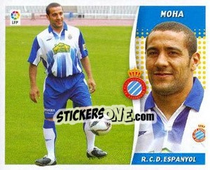 Cromo Moha (Espanyol) 6 - Liga Spagnola 2006-2007 - Colecciones ESTE