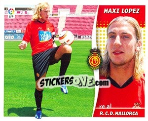 Sticker Maxi Lopez (Mallorca) 7 - Liga Spagnola 2006-2007 n. 607 - Colecciones ESTE