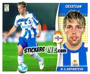 Cromo Cristian (Deportivo) 20 - Liga Spagnola 2006-2007 - Colecciones ESTE