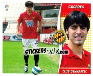 Cromo Cáceres (Gimnàstic) 37 - Liga Spagnola 2006-2007 - Colecciones ESTE