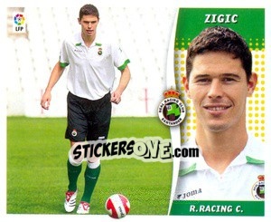 Cromo Zigic (Racing) 47 - Liga Spagnola 2006-2007 - Colecciones ESTE