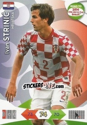 Sticker Ivan Strinic - Road to 2014 FIFA World Cup Brazil. Adrenalyn XL n. 101 - Panini