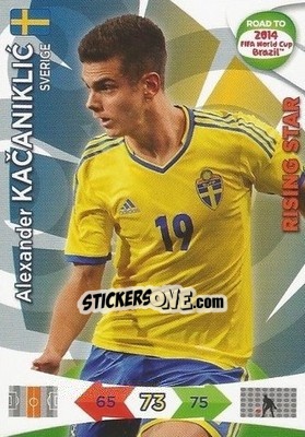 Sticker Alexander Kacaniklic - Road to 2014 FIFA World Cup Brazil. Adrenalyn XL - Panini