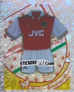 Sticker Home Kit - Premier League Inglese 1997-1998 n. 4 - Merlin