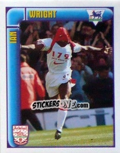 Sticker Ian Wright (Top Scorer) - Premier League Inglese 1997-1998 - Merlin
