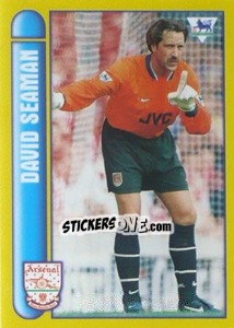 Sticker David Seaman (International Player) - Premier League Inglese 1997-1998 n. 24 - Merlin
