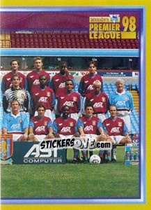 Cromo Team Photo (2/2) - Premier League Inglese 1997-1998 - Merlin