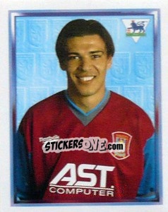 Figurina Savo Milosevic - Premier League Inglese 1997-1998 - Merlin