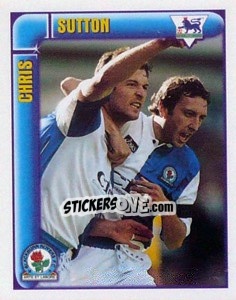 Figurina Chris Sutton (Top Scorer) - Premier League Inglese 1997-1998 - Merlin