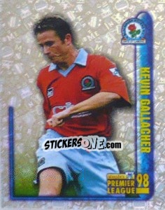 Cromo Kevin Gallacher (Hotshot) - Premier League Inglese 1997-1998 - Merlin