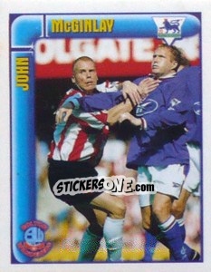 Sticker John McGinlay (Top Scorer) - Premier League Inglese 1997-1998 - Merlin