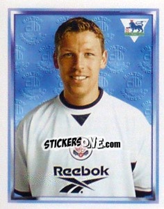 Figurina Alan Thompson - Premier League Inglese 1997-1998 - Merlin