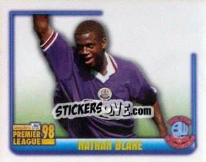 Cromo Nathan Blake (Hotshot) - Premier League Inglese 1997-1998 - Merlin