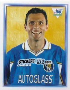 Sticker Gustavo Poyet - Premier League Inglese 1997-1998 - Merlin