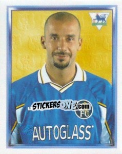 Figurina Gianluca Vialli - Premier League Inglese 1997-1998 - Merlin