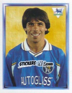 Sticker Gianfranco Zola - Premier League Inglese 1997-1998 n. 143 - Merlin