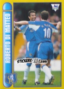 Sticker Roberto Di Matteo (International Player) - Premier League Inglese 1997-1998 - Merlin