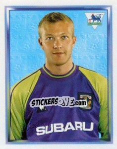 Cromo Magnus Hedman - Premier League Inglese 1997-1998 - Merlin