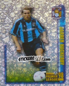 Figurina Darren Huckerby (Hotshot) - Premier League Inglese 1997-1998 - Merlin
