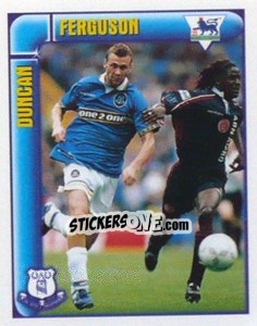 Sticker Duncan Ferguson (Top Scorer) - Premier League Inglese 1997-1998 - Merlin