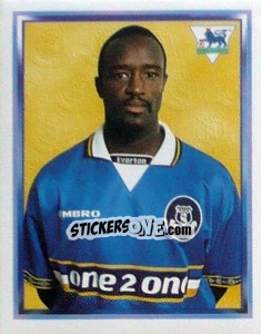 Sticker Earl Barrett - Premier League Inglese 1997-1998 - Merlin