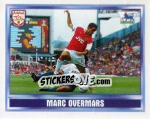 Figurina Marc Overmars (Arsenal) - Premier League Inglese 1997-1998 - Merlin