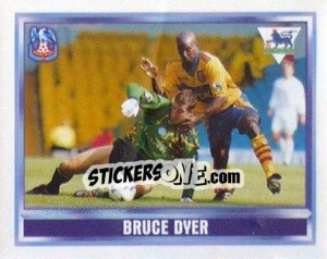 Sticker Bruce Dyer (Chrystal Palace) - Premier League Inglese 1997-1998 - Merlin