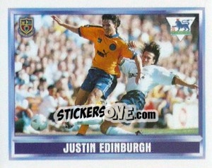 Sticker Justin Edinburgh (Tottenham Hotspur) - Premier League Inglese 1997-1998 n. 249 - Merlin