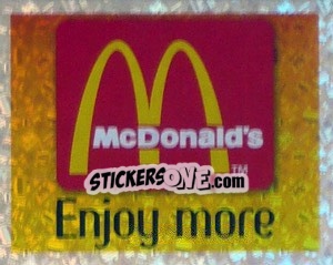 Cromo McDonalds Logo - Premier League Inglese 1997-1998 - Merlin