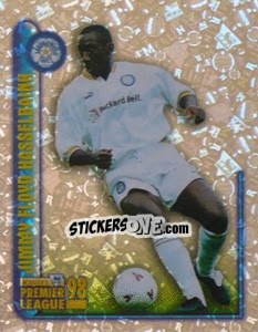 Sticker Jimmy Floyd Hasselbaink (Superstar) - Premier League Inglese 1997-1998 - Merlin
