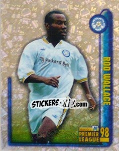 Sticker Rod Wallace (Hotshot) - Premier League Inglese 1997-1998 - Merlin